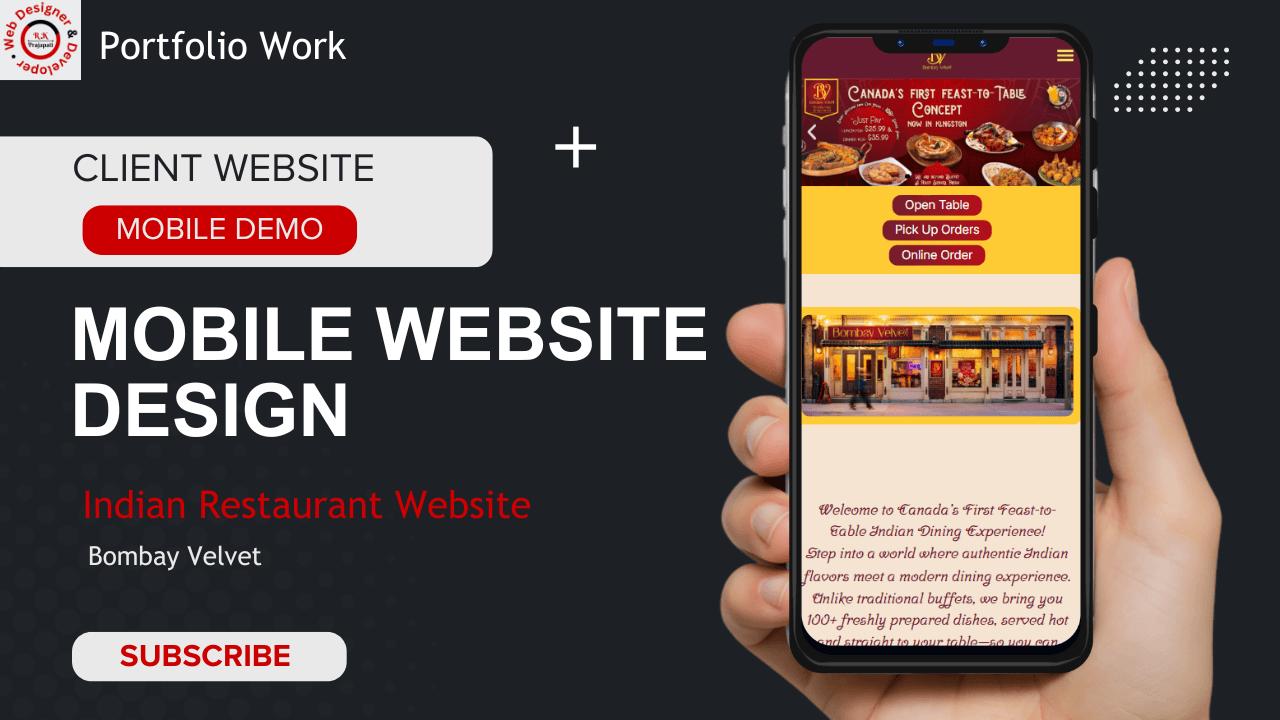 Bombay Velvet – Indian Fine Dining Website