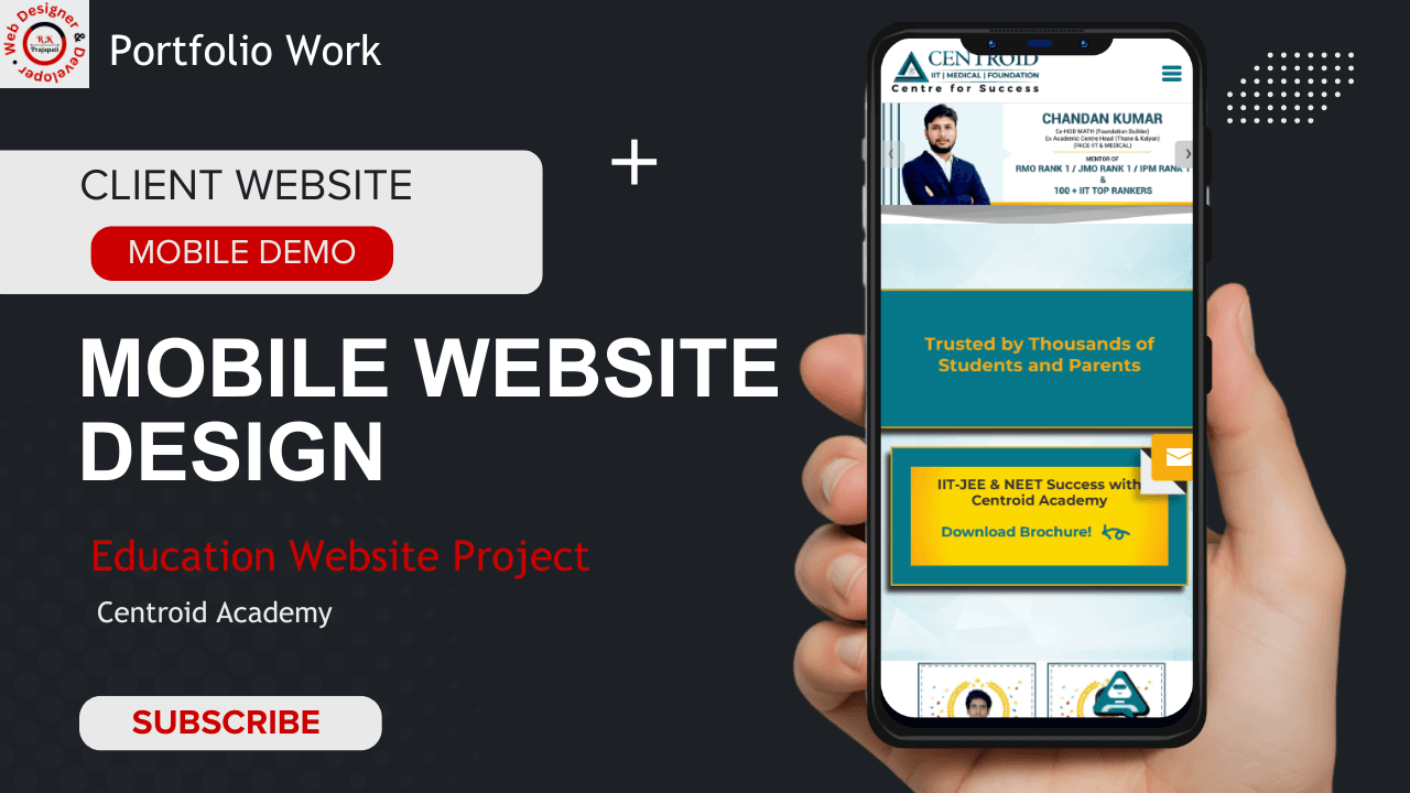 Centroid Academy – Educational Institute Website