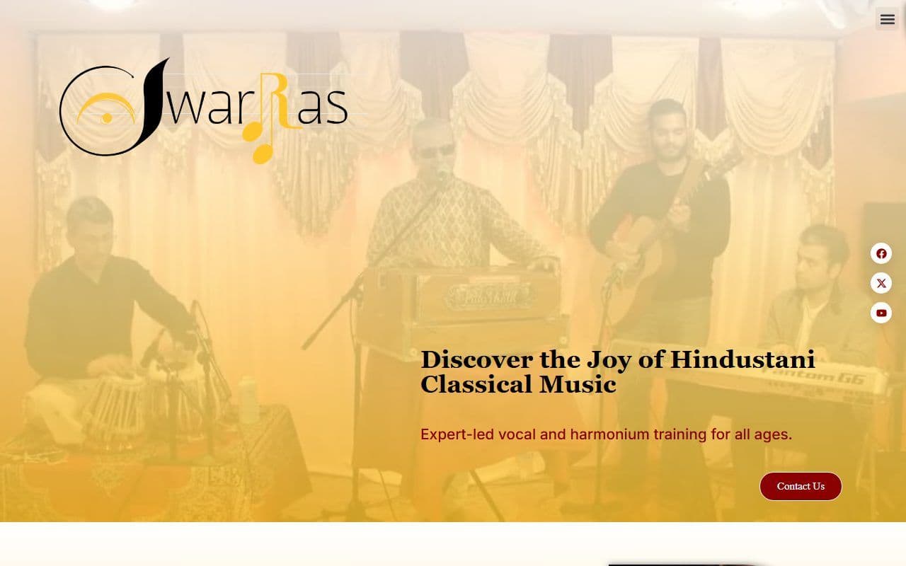Swar-Ras School of Music – Music Academy Website